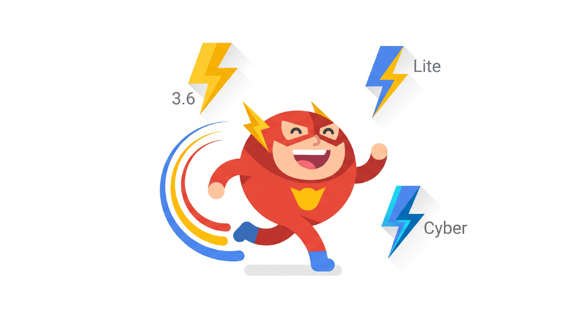 Gemini 3.6 Flash, 3.5 Flash-Lite e 3.5 Flash Cyber: Google aggiorna la famiglia Flash