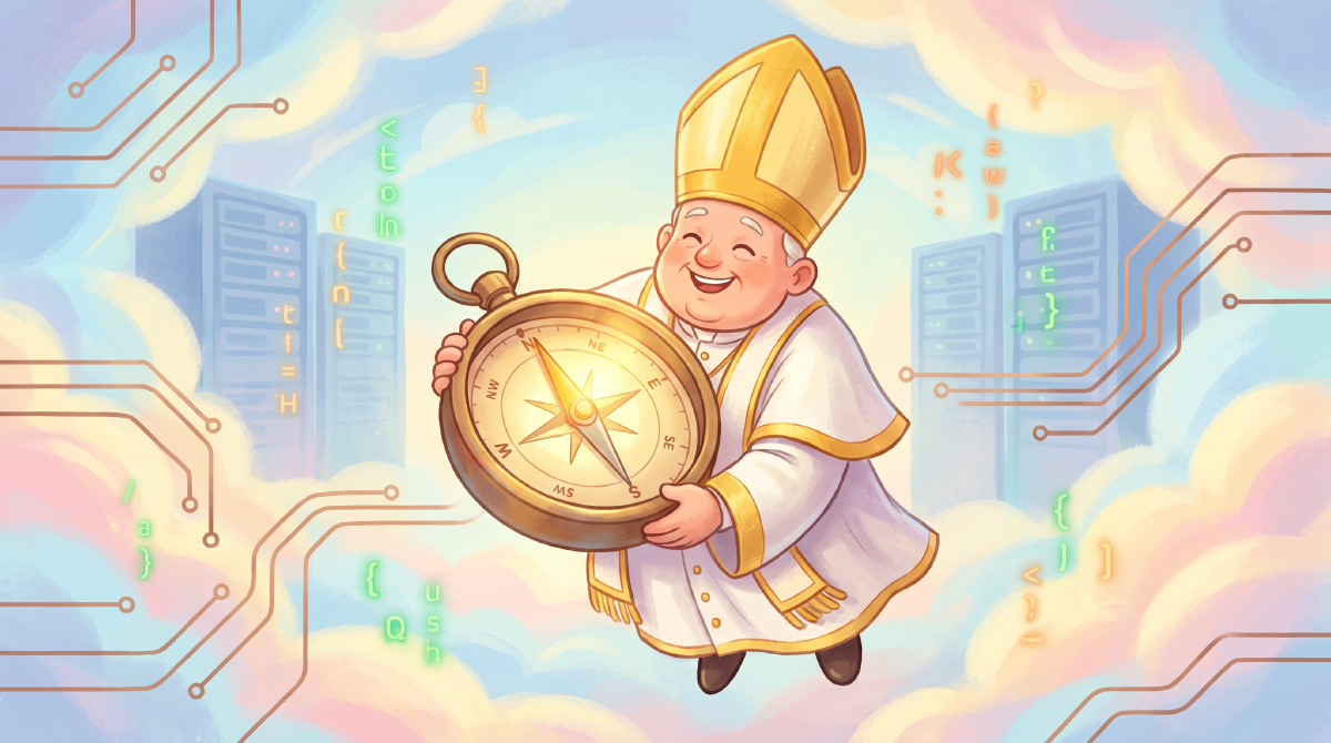 Il Papa ci ricorda che l'AI è fatta per le persone. Non viceversa.